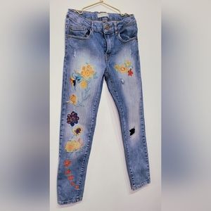 Zara size 11/12 Floral Jean
